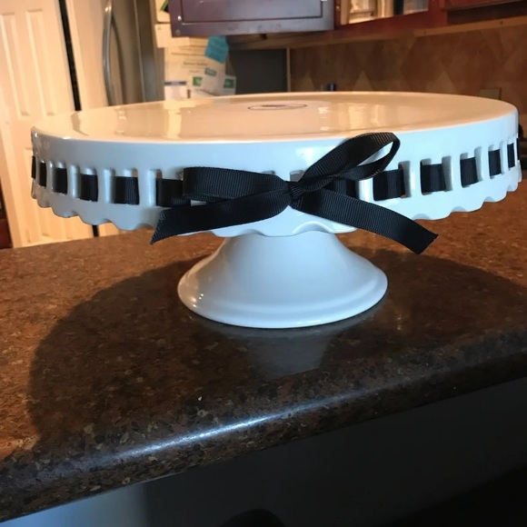 SOLD Ribbon Dessert Cake Stand - Picture 1 of 3